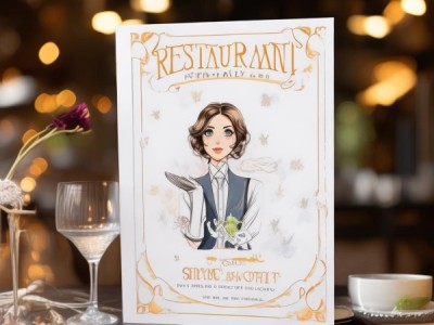 精美用心餐厅服务礼仪海报