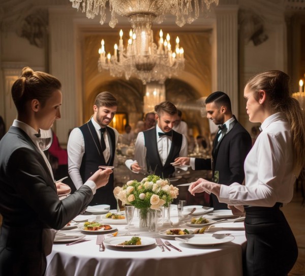 餐厅服务礼仪的较量—酒店服务礼仪大赛的风采